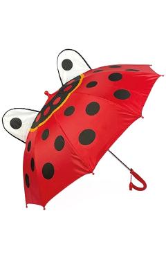 Imaginea produsului 'Umbrela roșie cu deschidere automata și fluier'