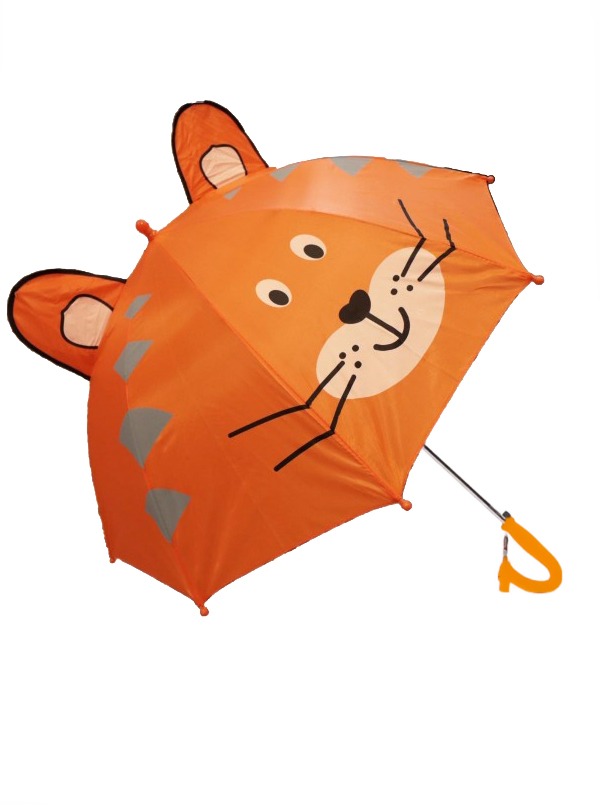 Umbrela portocalie cu deschidere automata si fluier