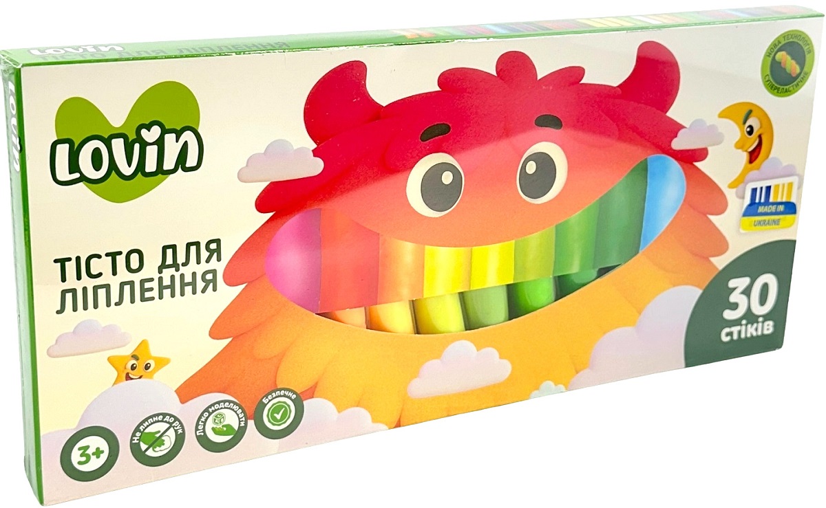 Set 30 sticks plastilina colorata