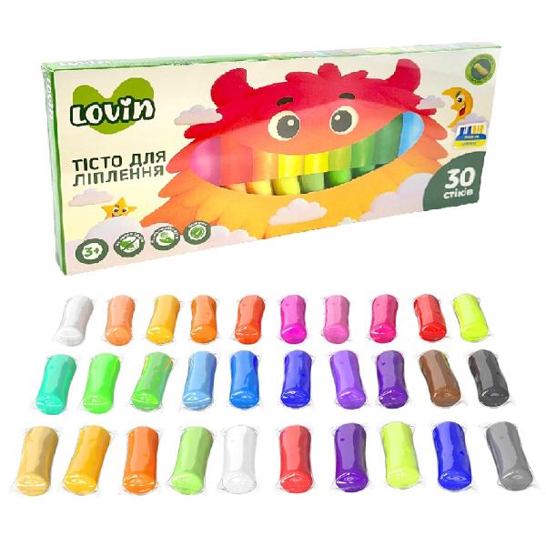 Set 30 sticks plastilina colorata