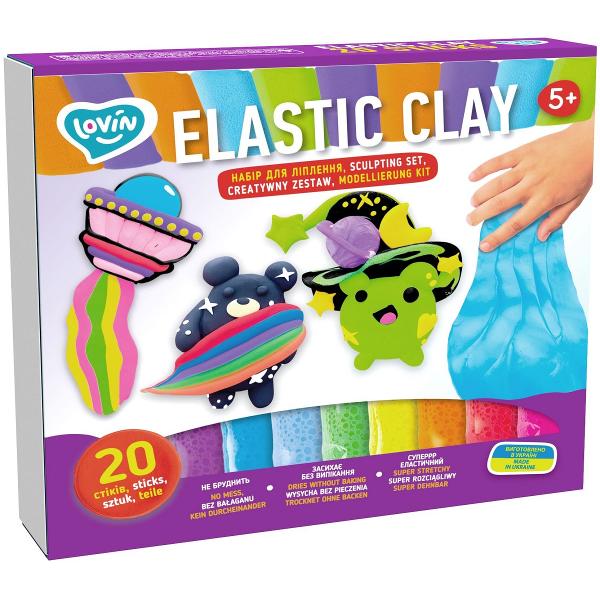 Set 20 sticks plastilina elastica