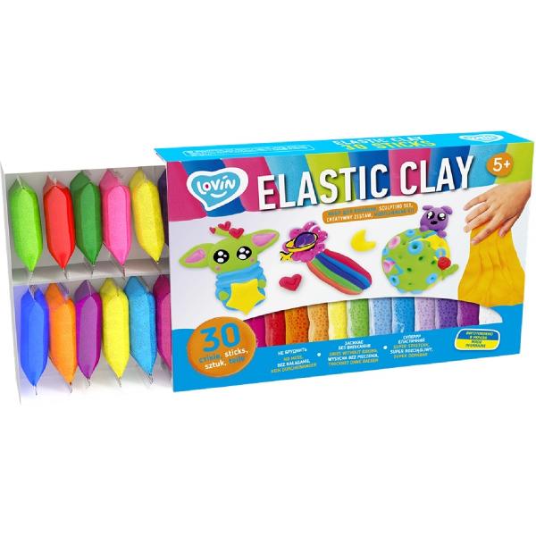 Set 30 sticks plastilina elastica