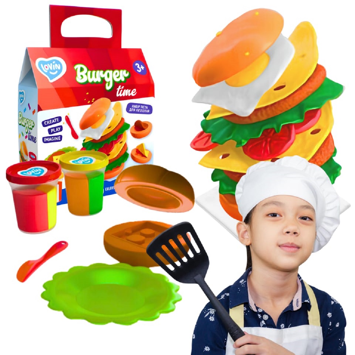 Set plastilina: Burger Time