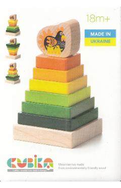 Poza produsului Jucarie din lemn: Piramida 2