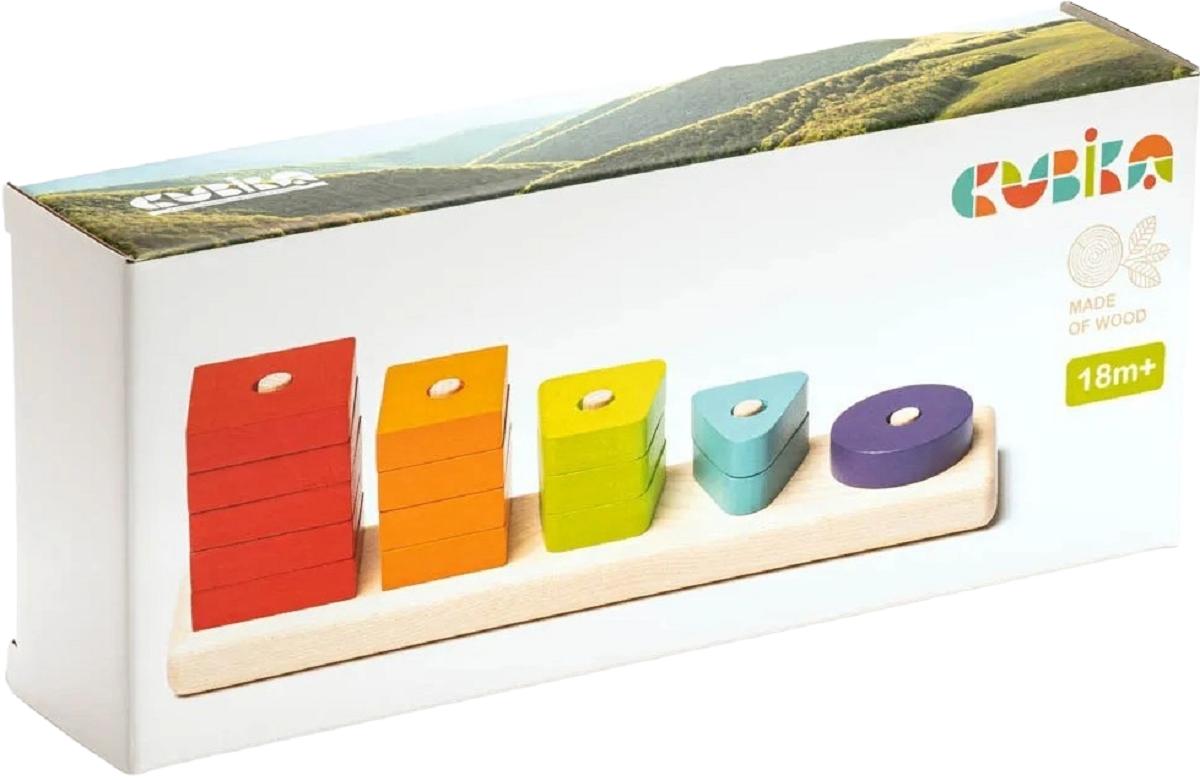 Jucarie din lemn: Sortator forme geometrice