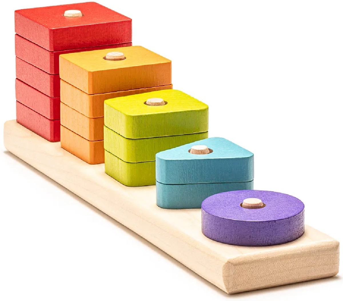 Jucarie din lemn: Sortator forme geometrice