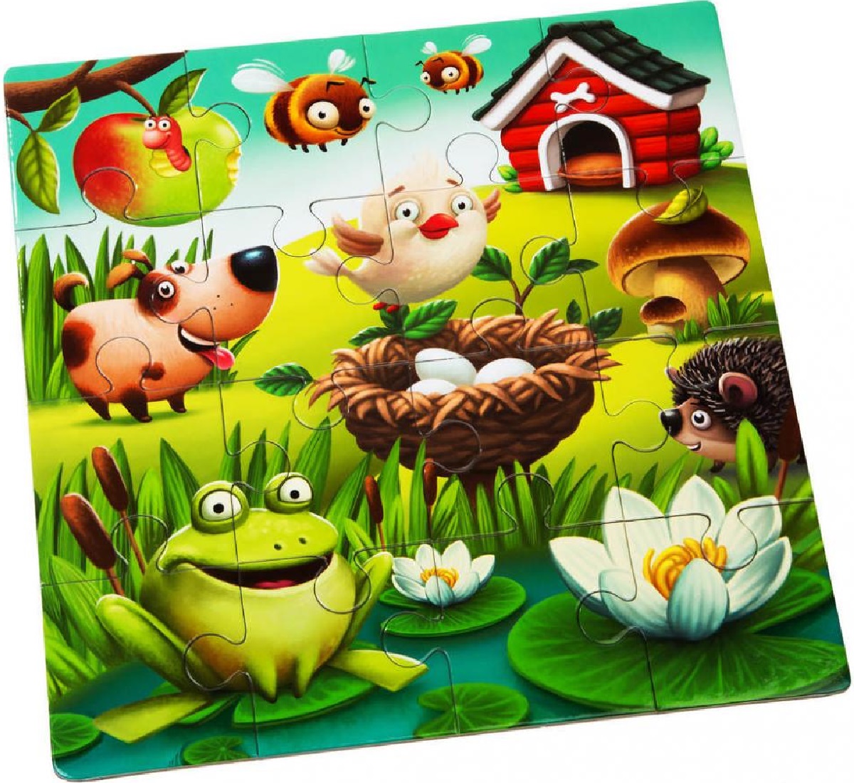 Puzzle 3 in 1: Animalute preferate