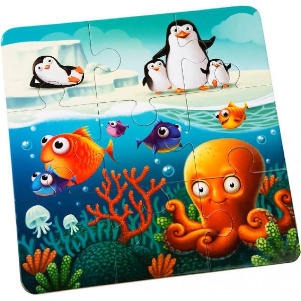 Puzzle 3 in 1: Animalute preferate