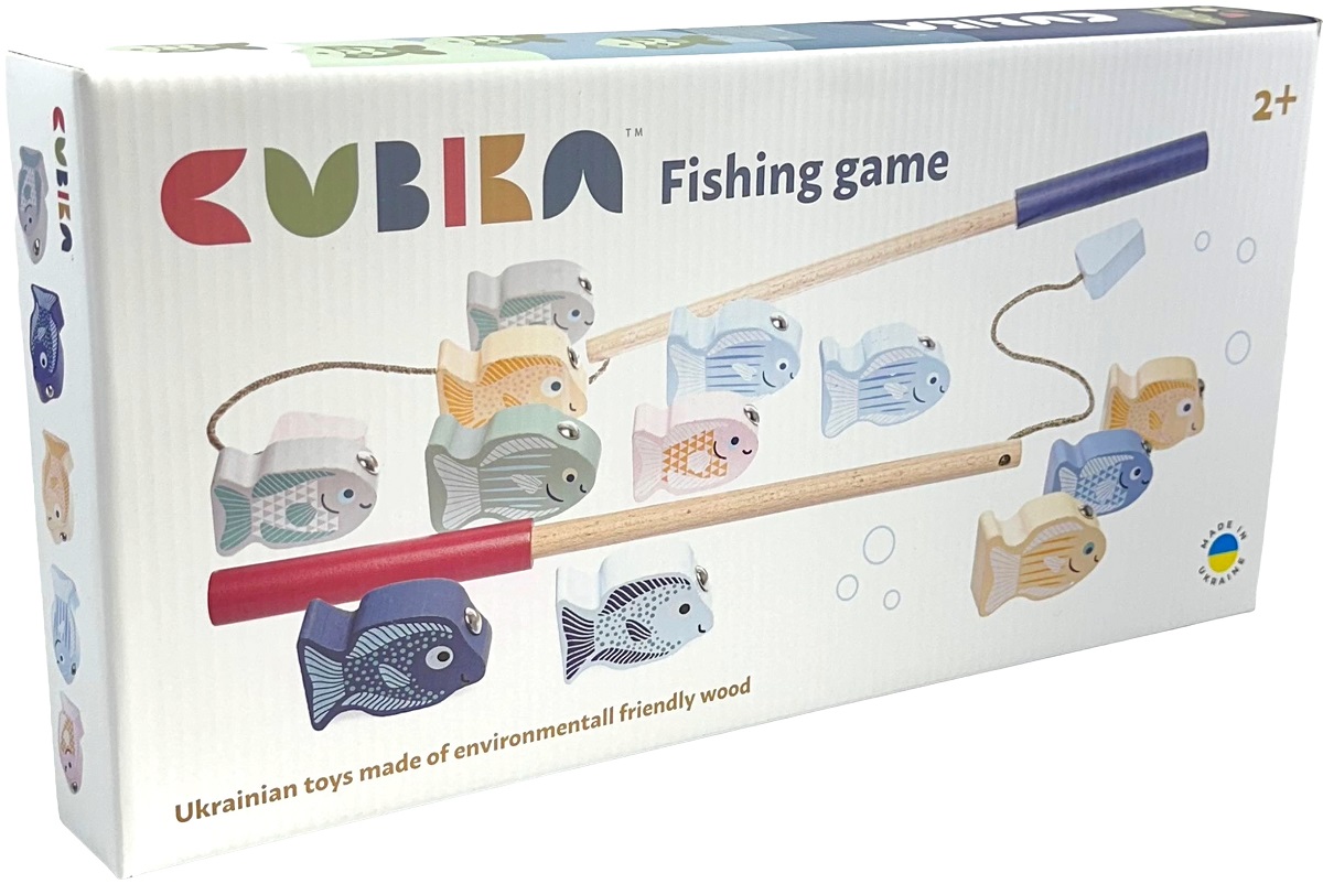 Jucarie din lemn: Micul pescar