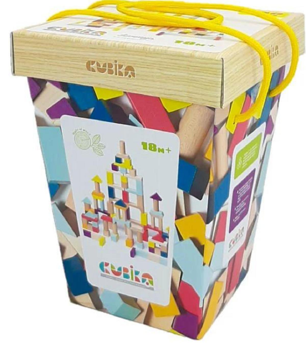 Kit 100 piese constructie din lemn