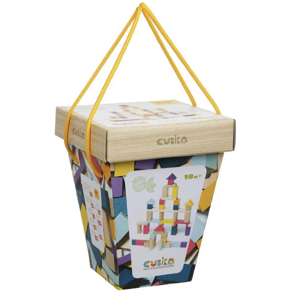 Kit 50 piese constructie din lemn