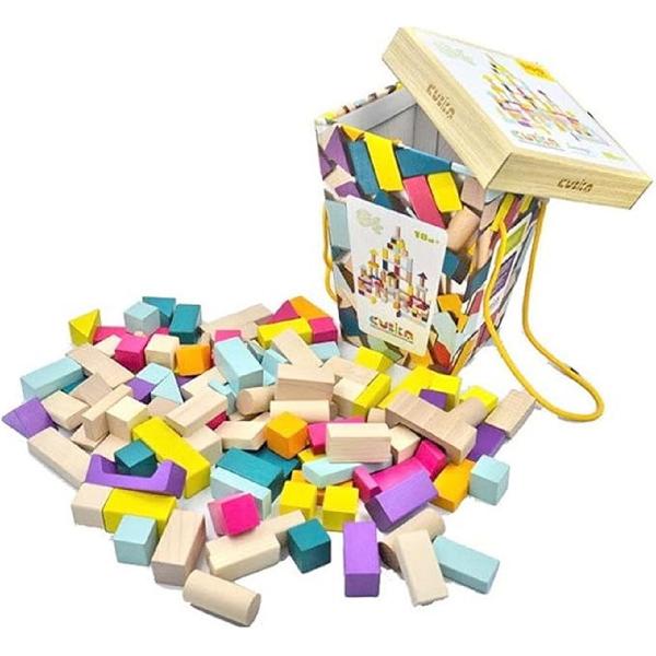 Kit 50 piese constructie din lemn