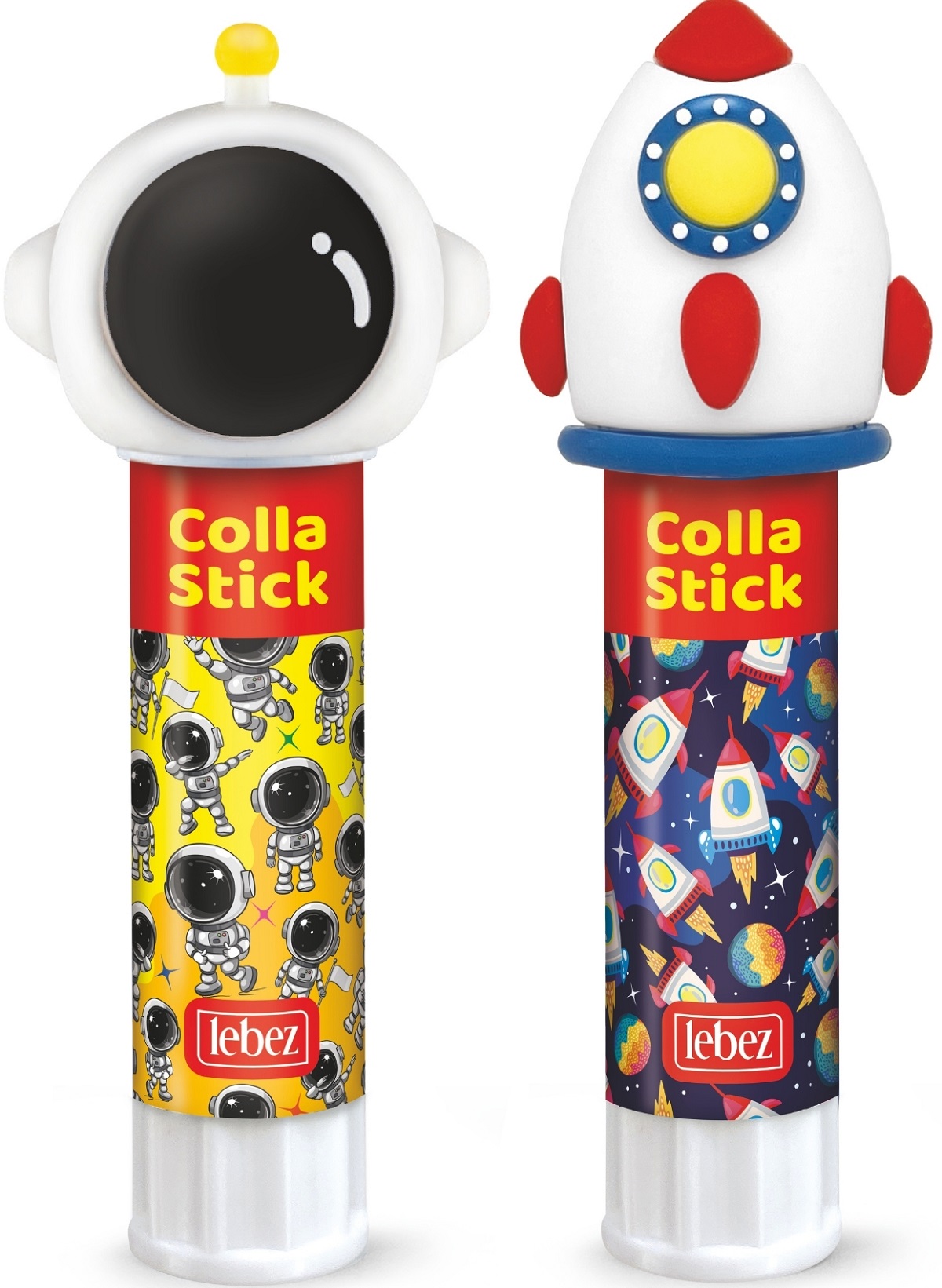 Set lipici solid Space: Cosmonaut si racheta