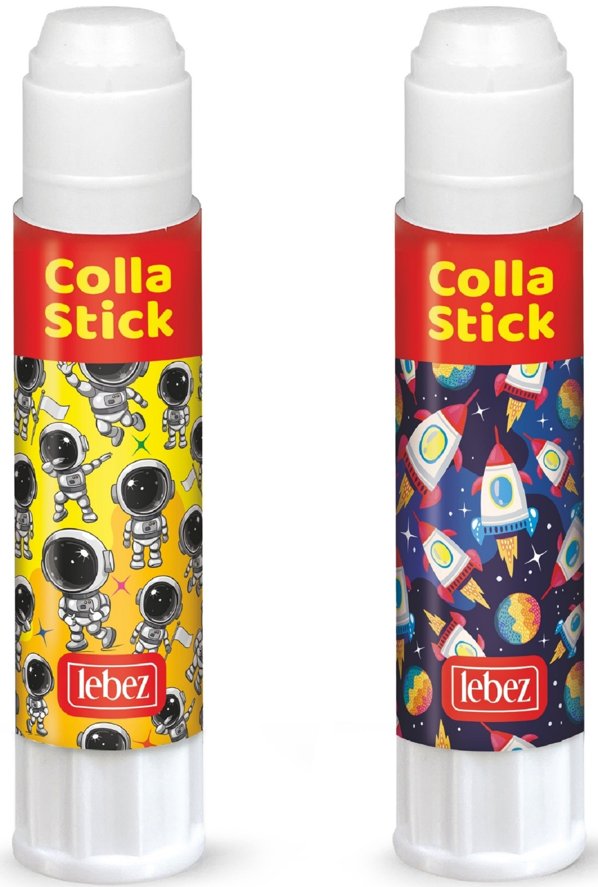 Set lipici solid Space: Cosmonaut si racheta