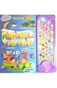 Poza produsului Numerele vorbarete. Carte cu sunete: 52 de butoane - Elena-Roxana Peptanus