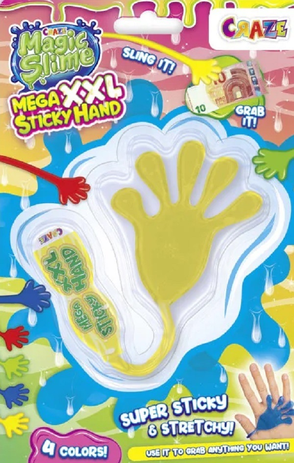 Mana lipicioasa. Slime galben