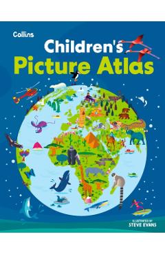 Coperta cărții 'Children’s Picture Atlas -'