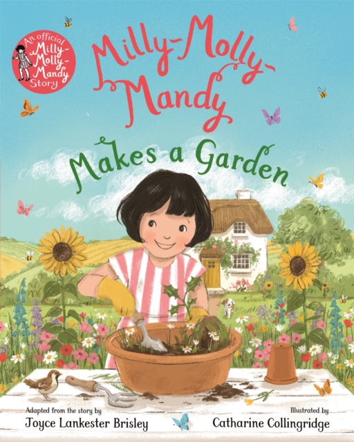 Coperta cărții 'Milly-Molly-Mandy Makes a Garden - Joyce Lankester Brisley'