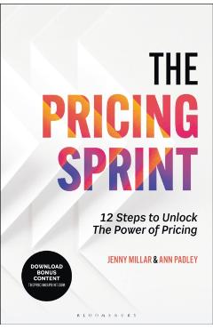 Coperta cărții 'Pricing Sprint - Jenny|padley Millar'