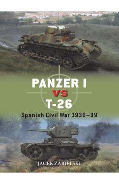 Coperta cărții 'Panzer I vs T-26 - Dr Jacek Zabielski'