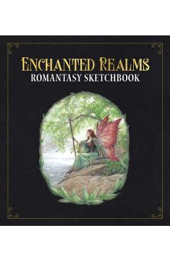 Coperta cărții 'Enchanted Realms - A Guided Drawing Journey -'