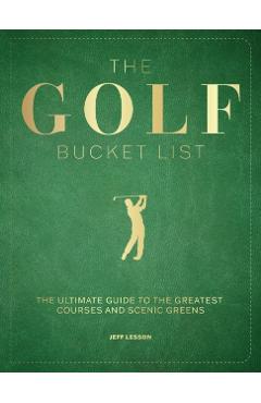 Coperta cărții 'Golf Bucket List - Jeff Lesson'