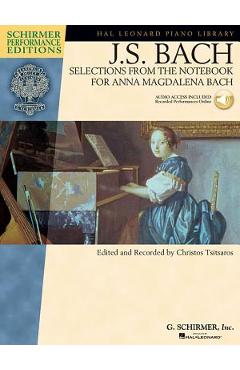 Poza produsului Selections from the Notebook for Anna Magdalena Bach Book/Online Audio [With CD] - Johann Sebastian Bach