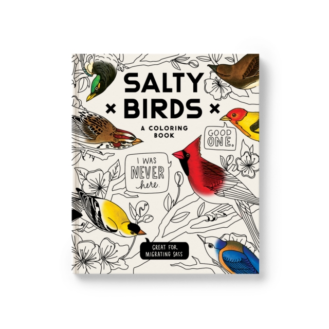 Coperta cărții 'Salty Birds Coloring Book - Brass Brass Monkey'