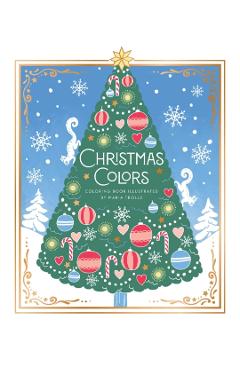 Coperta cărții 'Christmas Colors: Coloring Book - Maria Trolle'