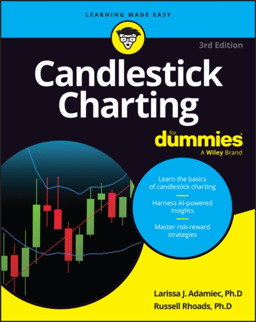 Coperta cărții 'Candlestick Charting for Dummies - Larissa Adamiec'