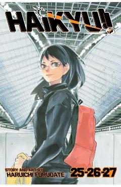 Coperta cărții 'Haikyu!! (3-In-1 Edition), Vol. 9: Includes Vols. 25, 26, & 27 - Haruichi Furudate'
