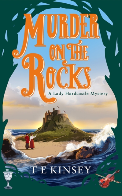 Coperta cărții 'Murder on the Rocks - T. E. Kinsey'