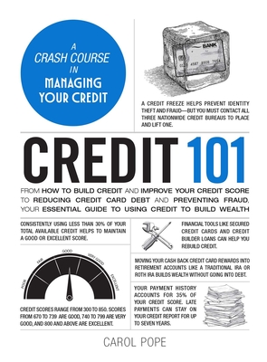 Coperta cărții 'Credit 101: From How to Build Credit and Improve Your Credit Score to Reducing Credit Card Debt and Preventing Fraud,'