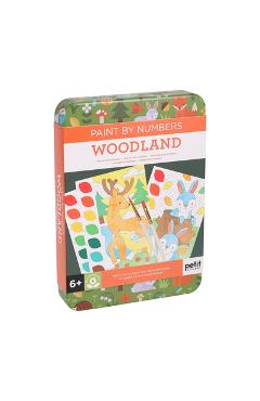 Coperta cărții 'Paint by Numbers: Woodland -'