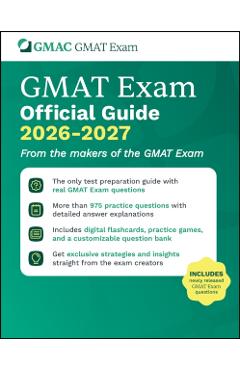 Coperta cărții 'GMAT Official Guide 2026 - 2027: Book + Online Question Bank -'