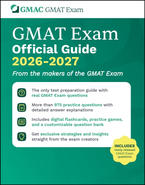 Coperta cărții 'GMAT Official Guide 2026 - 2027: Book + Online Question Bank -'