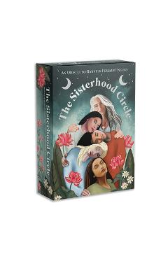 Coperta cărții 'The Sisterhood Circle: An Oracle to Harness Female Energy - Amanda Sitara'