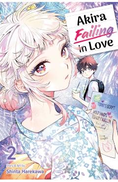 Coperta cărții 'Akira Failing in Love, Vol. 2 - Shinta Harekawa'