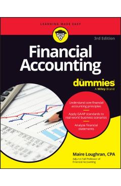 Coperta cărții 'Financial Accounting for Dummies - Maire Loughran'