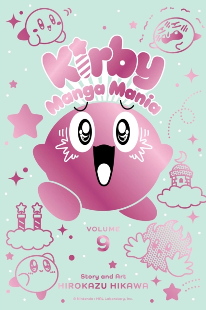 Coperta cărții 'Kirby Manga Mania, Vol. 9 - Hirokazu Hikawa'