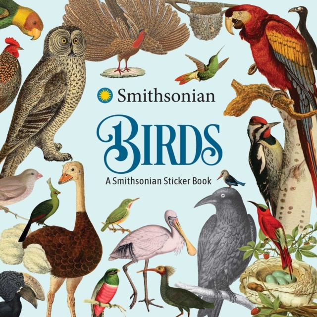 Coperta cărții 'Birds: A Smithsonian Sticker Book -'