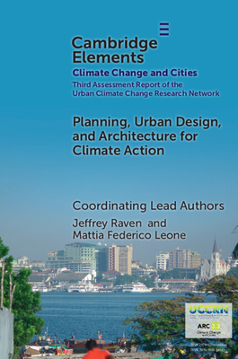 Coperta cărții 'Planning, Urban Design, and Architecture for Climate Action - Jeffrey Raven'