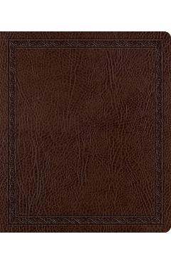 ESV Journaling Bible (Bonded Leather, Mocha, Threshold Design) -