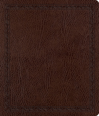 Coperta cărții 'ESV Journaling Bible (Bonded Leather, Mocha, Threshold Design) -'