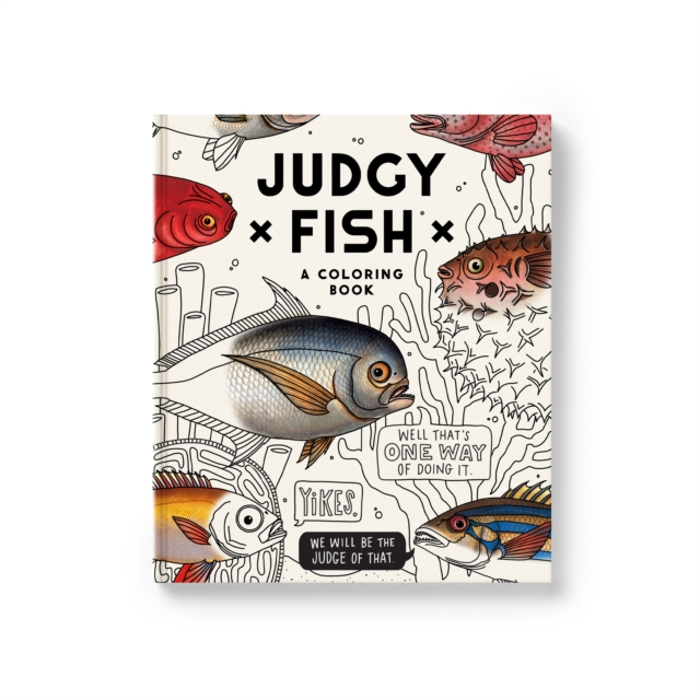 Coperta cărții 'Judgy Fish Coloring Book - Brass Brass Monkey'