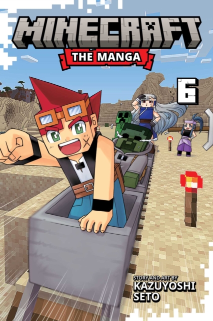 Coperta cărții 'Minecraft: The Manga, Vol. 6 - Kazuyoshi Seto'