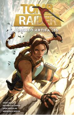 Coperta cărții 'Tomb Raider: Sacred Artifacts - Casey Gilly'