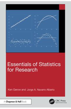 Coperta cărții 'Essentials of Statistics for Research - Ken Gerow'