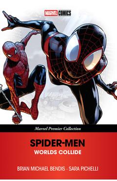 Coperta cărții 'Spider-Men: Worlds Collide [Marvel Premier Collection] - Brian Michael Bendis'