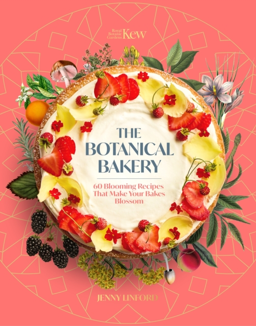 Coperta cărții 'The Botanical Bakery: 60 Delicious Recipes That Make Your Bakes Blossom - Jenny Linford'